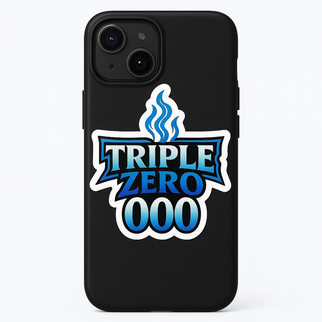 Triple Zero Flame Tags – 3 Pack Premium Stickers