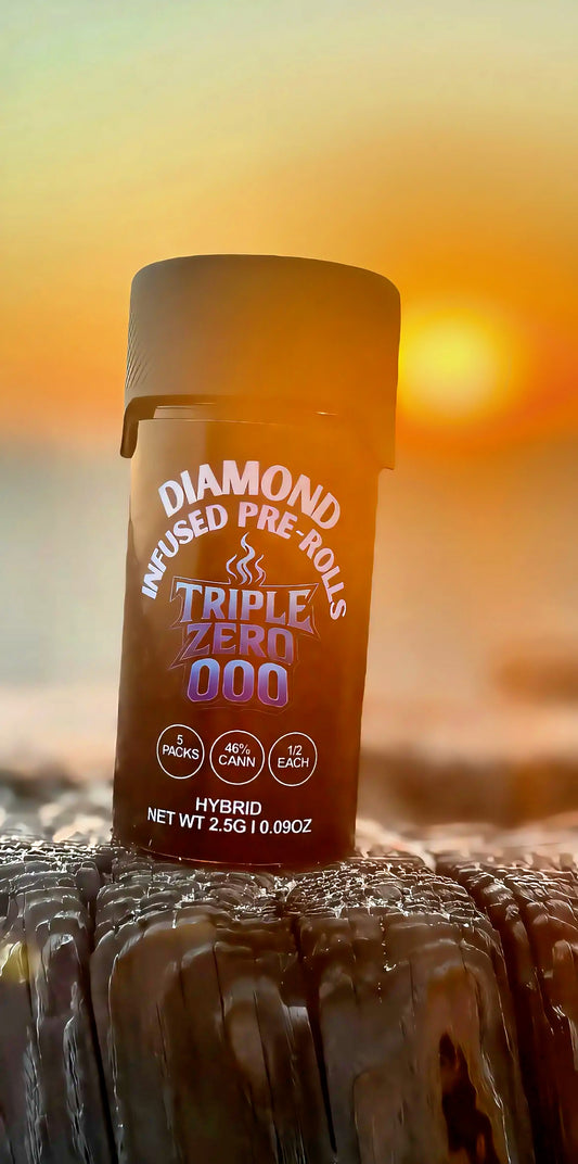 DIAMOND-INFUSED THCA PRE-ROLLS-5 PACK (1/2 GRAM EACH)