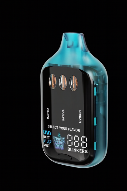 Tripple Zero Select 3-in-1 Disposable Vape | Indica · Sativa · Hybrid | Smart Display, Premium Oil, Rechargeable